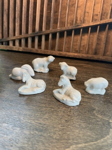 Vintage wade whimsies white - vintage,